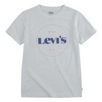 Υφασμάτινα Αγόρι T-shirt με κοντά μανίκια Levi's 9ED415-001 Άσπρο