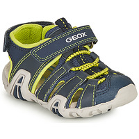 Παπούτσια Αγόρι Σπορ σανδάλια Geox SANDAL KRAZE Marine / Lime