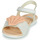 Παπούτσια Κορίτσι Σανδάλια / Πέδιλα Camper TWINS Ροζ / Άσπρο