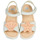 Παπούτσια Κορίτσι Σανδάλια / Πέδιλα Camper TWINS Ροζ / Άσπρο