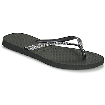 Παπούτσια Γυναίκα Σαγιονάρες Havaianas SLIM GLITTER II Black / Grey