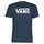Υφασμάτινα Άνδρας T-shirt με κοντά μανίκια Vans VANS CLASSIC Μπλέ / Άσπρο