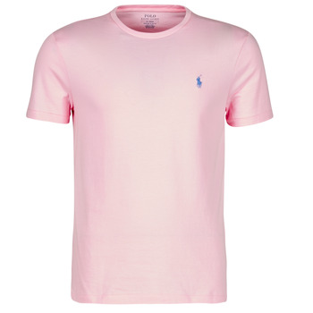 Υφασμάτινα Άνδρας T-shirt με κοντά μανίκια Polo Ralph Lauren T-SHIRT AJUSTE COL ROND EN COTON LOGO PONY PLAYER Ροζ