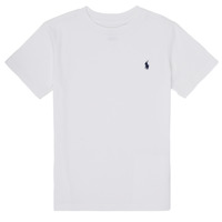 Υφασμάτινα Αγόρι T-shirt με κοντά μανίκια Polo Ralph Lauren LILLOU Άσπρο