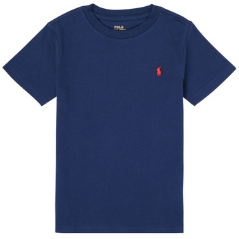 Υφασμάτινα Αγόρι T-shirt με κοντά μανίκια Polo Ralph Lauren LELLEW Marine