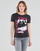 Υφασμάτινα Γυναίκα T-shirt με κοντά μανίκια Guess SS CN 1981 TEE Black