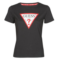 Υφασμάτινα Γυναίκα T-shirt με κοντά μανίκια Guess SS CN ORIGINAL TEE Black