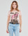 Υφασμάτινα Γυναίκα T-shirt με κοντά μανίκια Guess SS CN PAULA TEE Ροζ