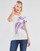 Υφασμάτινα Γυναίκα T-shirt με κοντά μανίκια Guess SS CN IRIS TEE Άσπρο / Μπλέ