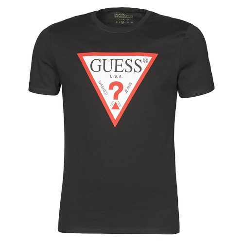 Υφασμάτινα Άνδρας T-shirt με κοντά μανίκια Guess CN SS ORIGINAL LOGO TEE Black