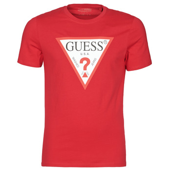 Υφασμάτινα Άνδρας T-shirt με κοντά μανίκια Guess CN SS ORIGINAL LOGO TEE Red