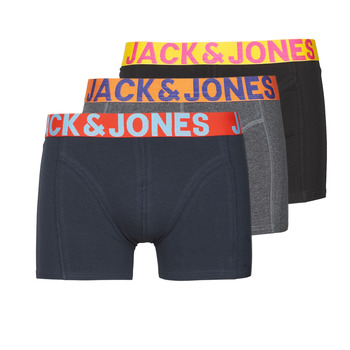 Εσώρουχα Άνδρας Boxer Jack & Jones JACCRAZY X3 Black / Μπλέ / Grey