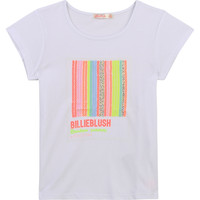 Υφασμάτινα Κορίτσι T-shirt με κοντά μανίκια Billieblush U15857-10B Άσπρο