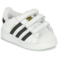 Παπούτσια Παιδί Χαμηλά Sneakers adidas Originals SUPERSTAR CF I Άσπρο / Black