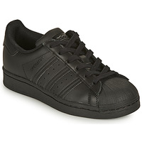 Παπούτσια Παιδί Χαμηλά Sneakers adidas Originals SUPERSTAR J Black