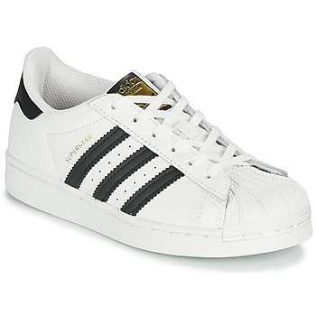 Παπούτσια Παιδί Χαμηλά Sneakers adidas Originals SUPERSTAR C Άσπρο / Black