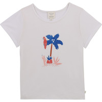 Υφασμάτινα Κορίτσι T-shirt με κοντά μανίκια Carrément Beau Y15383-10B Άσπρο