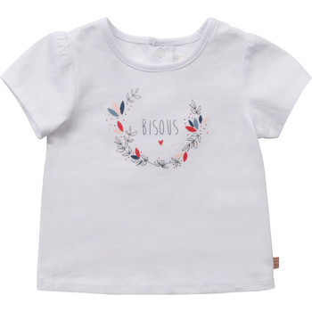 Υφασμάτινα Κορίτσι T-shirt με κοντά μανίκια Carrément Beau Y95270-10B Άσπρο