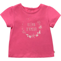 Υφασμάτινα Κορίτσι T-shirt με κοντά μανίκια Carrément Beau Y95270-46C Ροζ