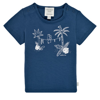 Υφασμάτινα Αγόρι T-shirt με κοντά μανίκια Carrément Beau Y95274-827 Marine