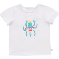 Υφασμάτινα Αγόρι T-shirt με κοντά μανίκια Carrément Beau Y95275-10B Άσπρο