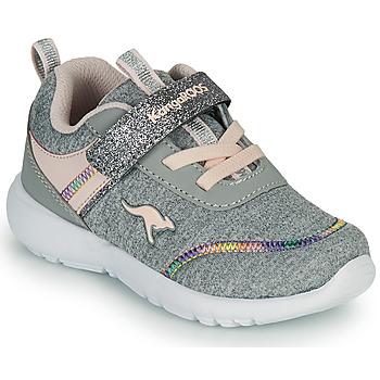 Παπούτσια Κορίτσι Χαμηλά Sneakers Kangaroos KY-CHUMMY EV Grey / Ροζ