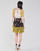 Υφασμάτινα Γυναίκα Κοντά Φορέματα Derhy SARDAIGNE Black / Άσπρο / Yellow