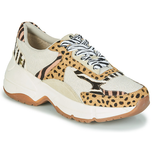 Παπούτσια Γυναίκα Χαμηλά Sneakers Gioseppo FORMIA Άσπρο / Leopard