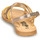 Παπούτσια Κορίτσι Σανδάλια / Πέδιλα Citrouille et Compagnie GENTOU Yellow / Silver