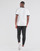 Υφασμάτινα Άνδρας T-shirt με κοντά μανίκια adidas Originals 3-STRIPES TEE Άσπρο