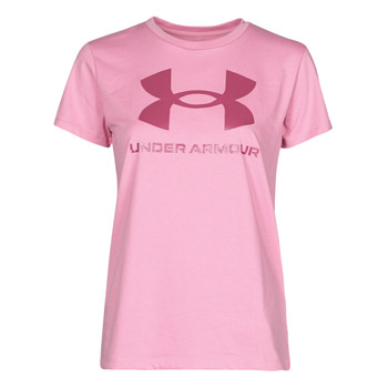 Υφασμάτινα Γυναίκα T-shirt με κοντά μανίκια Under Armour LIVE SPORTSTYLE GRAPHIC SSC Ροζ