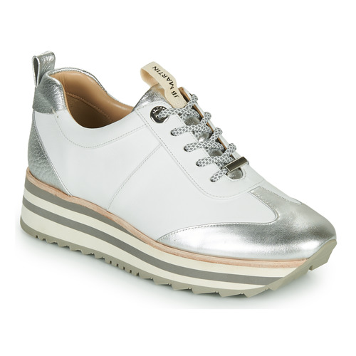 Παπούτσια Γυναίκα Χαμηλά Sneakers JB Martin 4CANDIO Silver / Άσπρο