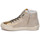 Παπούτσια Γυναίκα Ψηλά Sneakers Meline NK1384 Gold