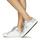 Παπούτσια Γυναίκα Χαμηλά Sneakers Meline KUC256 Άσπρο / Argenté / Ζέβρα 