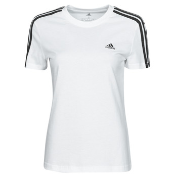 Υφασμάτινα Γυναίκα T-shirt με κοντά μανίκια Adidas Sportswear W 3S T Άσπρο