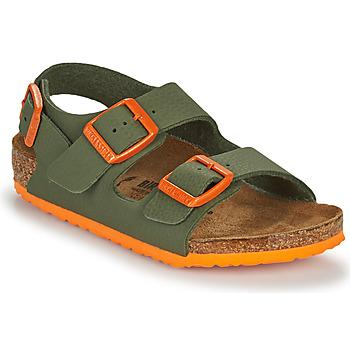 Παπούτσια Αγόρι Σανδάλια / Πέδιλα Birkenstock MILANO Kaki / Orange