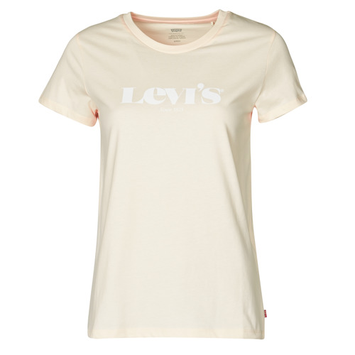 Υφασμάτινα Γυναίκα T-shirt με κοντά μανίκια Levi's THE PERFECT TEE Beige
