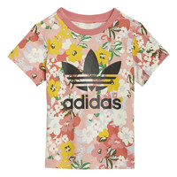 Υφασμάτινα Κορίτσι T-shirt με κοντά μανίκια adidas Originals DREZZI Multicolour