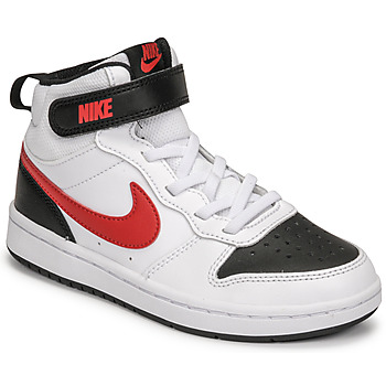 Παπούτσια Παιδί Ψηλά Sneakers Nike NIKE COURT BOROUGH MID 2 Άσπρο / Red / Black