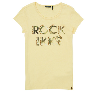 Υφασμάτινα Κορίτσι T-shirt με κοντά μανίκια Ikks XS10182-73-J Yellow