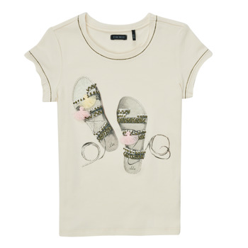Υφασμάτινα Κορίτσι T-shirt με κοντά μανίκια Ikks XS10132-11-J Άσπρο