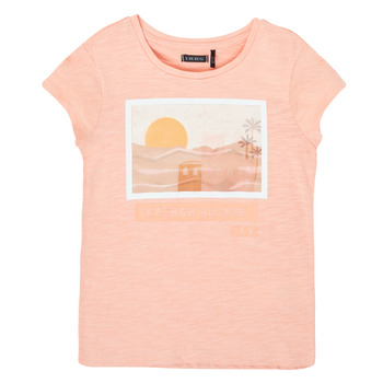 Υφασμάτινα Κορίτσι T-shirt με κοντά μανίκια Ikks XS10332-32-J Ροζ