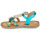 Παπούτσια Κορίτσι Σανδάλια / Πέδιλα Mod'8 CALICOT Turquoise / Gold