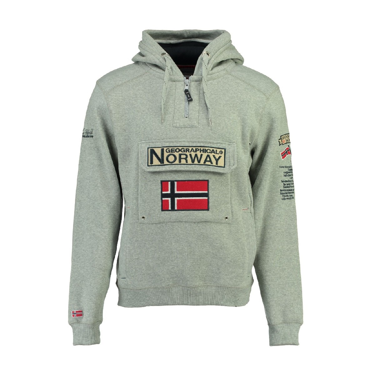 Υφασμάτινα Αγόρι Φούτερ Geographical Norway GYMCLASS Grey