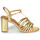 Παπούτσια Γυναίκα Σανδάλια / Πέδιλα Maison Minelli THERENA Gold
