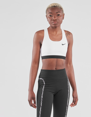 Υφασμάτινα Γυναίκα Αθλητικά μπουστάκια  Nike DF SWSH BAND NONPDED BRA Άσπρο / Black