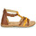 Παπούτσια Κορίτσι Σανδάλια / Πέδιλα Citrouille et Compagnie GITANOLO Yellow / Camel