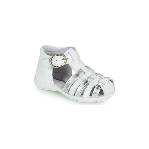 Παπούτσια Κορίτσι Σανδάλια / Πέδιλα Citrouille et Compagnie RINE Άσπρο / Argenté