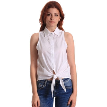 Υφασμάτινα Γυναίκα Αμάνικα / T-shirts χωρίς μανίκια Fornarina BE174573CA1609 Άσπρο