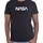 Υφασμάτινα Άνδρας T-shirts & Μπλούζες Nasa BIG WORM O NECK Black